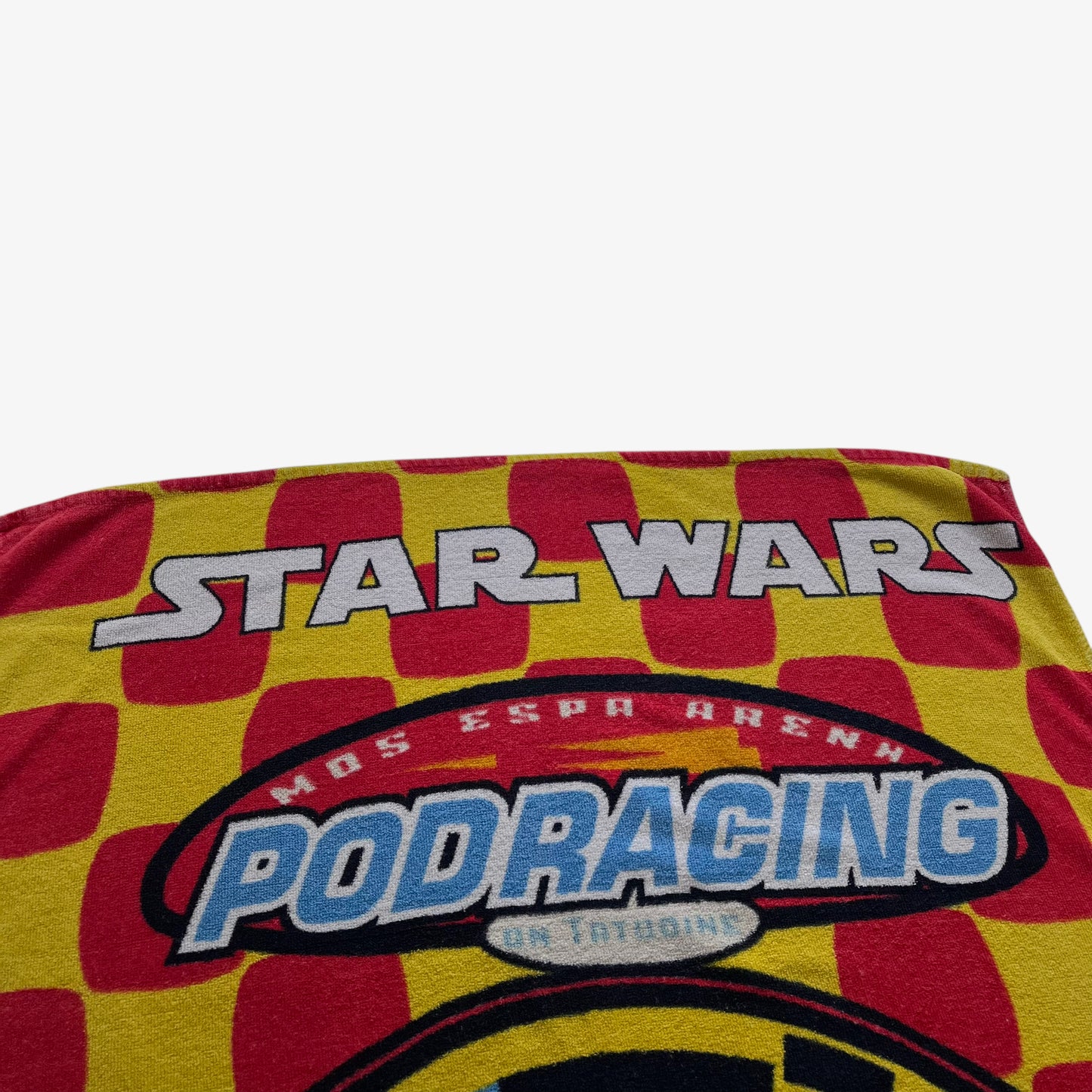 Vintage Y2K Star Wars Episode One Anakin Skywalker Pod Racing Towel Logo - Casspios Dream