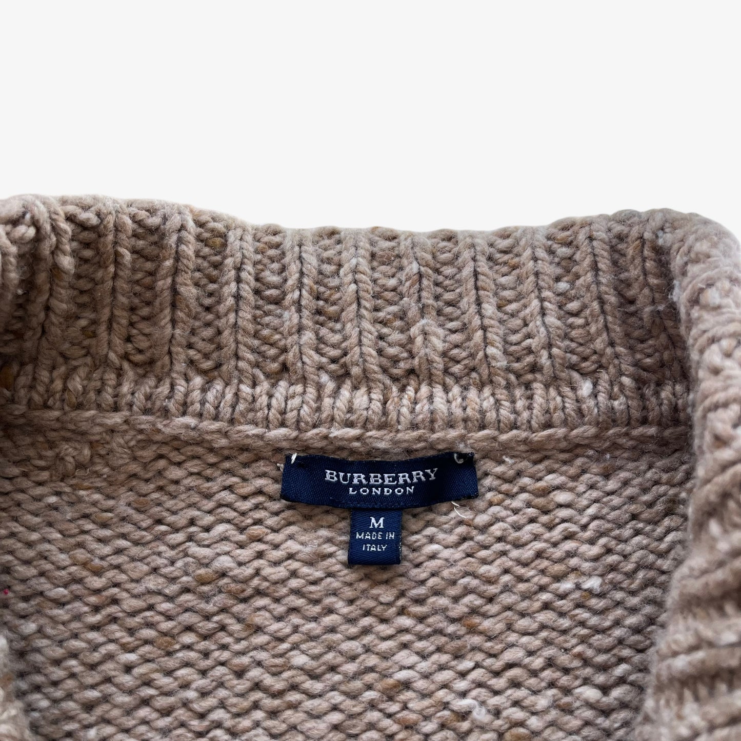 Vintage Y2K Womens Burberry Nova Check Merino Wool And Cashmere Blend Jacket Label - Casspios Dream