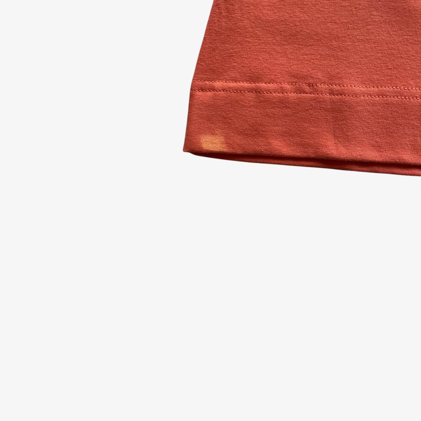 Vintage Y2K Womens Burberry Printed Spell Out Crest Light Orange Top Wear - Casspios Dream
