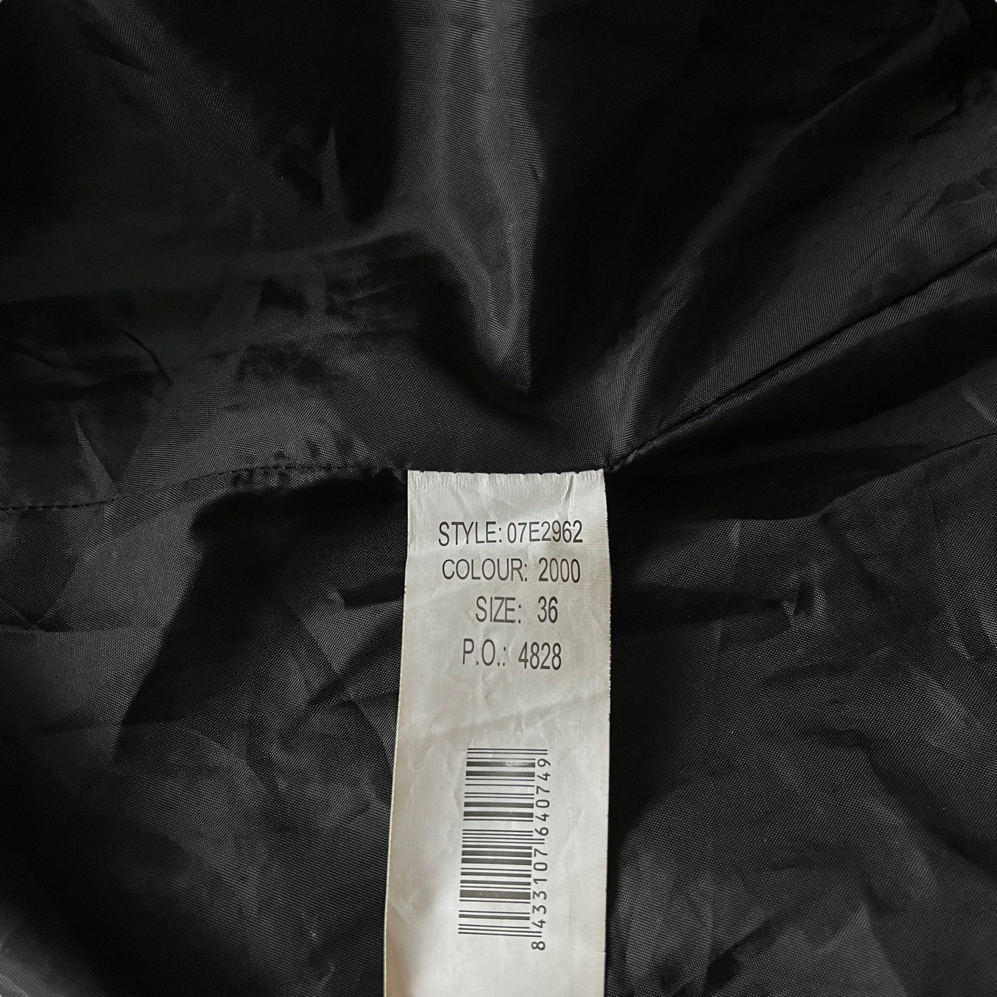 Vintage Y2K Womens Desigual Black Knitted Jacket With Embroidered Back Spell Out Inside Label - Casspios Dream