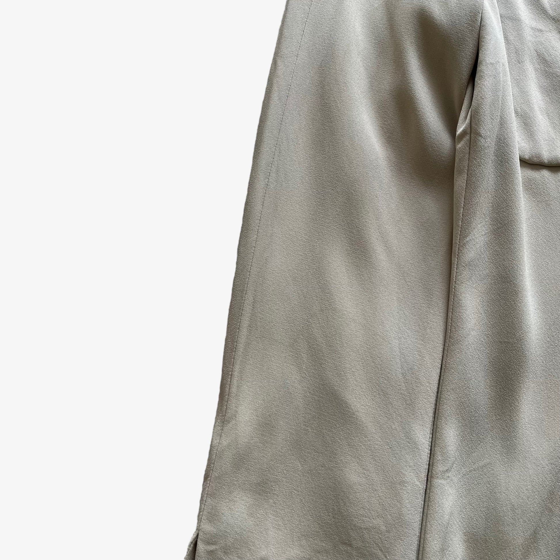 Vintage Y2K Womens Max Mara Sportmax Cream Coat With Shoulder Pads Wear - Casspios Dream
