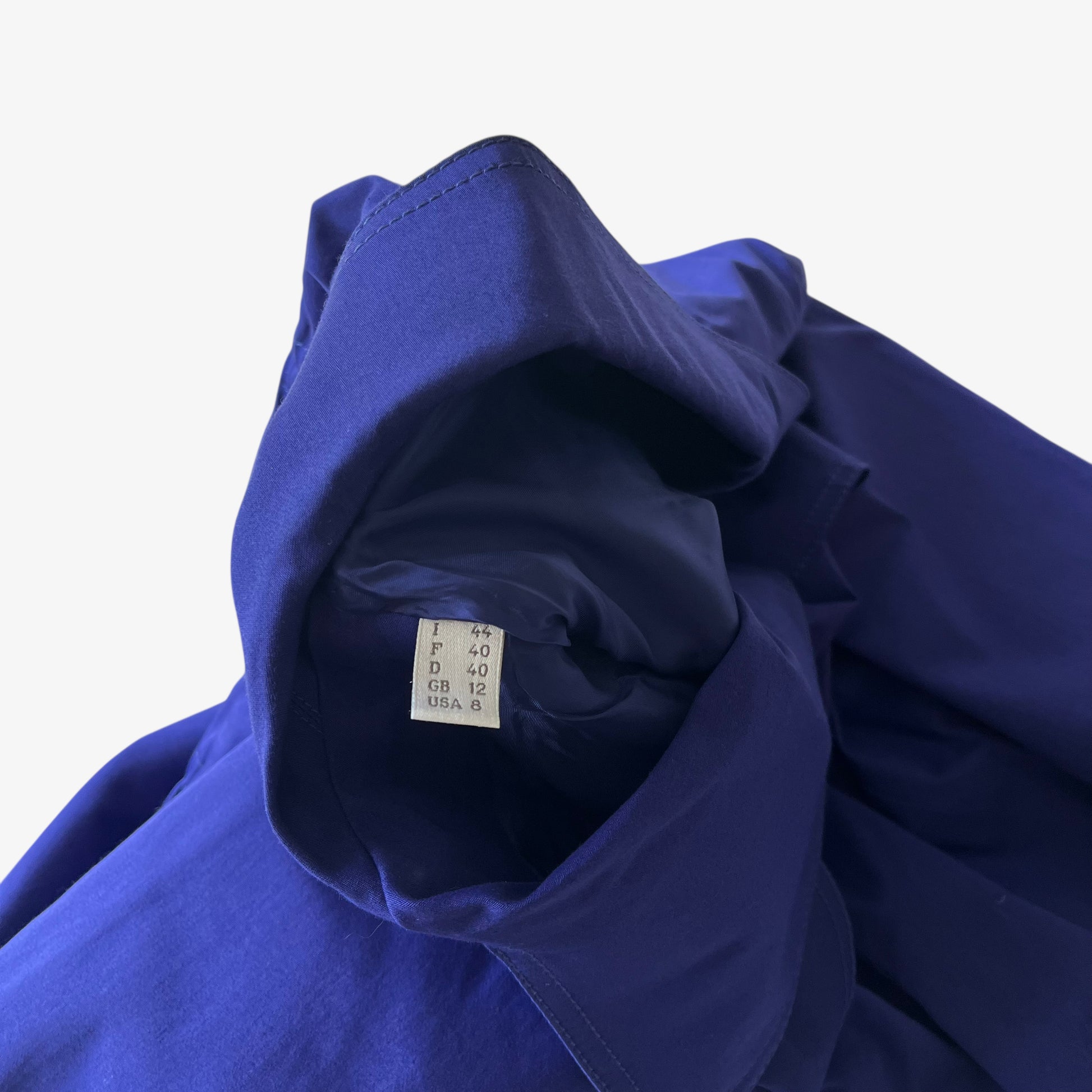 Vintage Y2K Womens Philosophy Di Alberta Ferretti Double Breasted Purple Jacket GB 12 - Casspios Dream