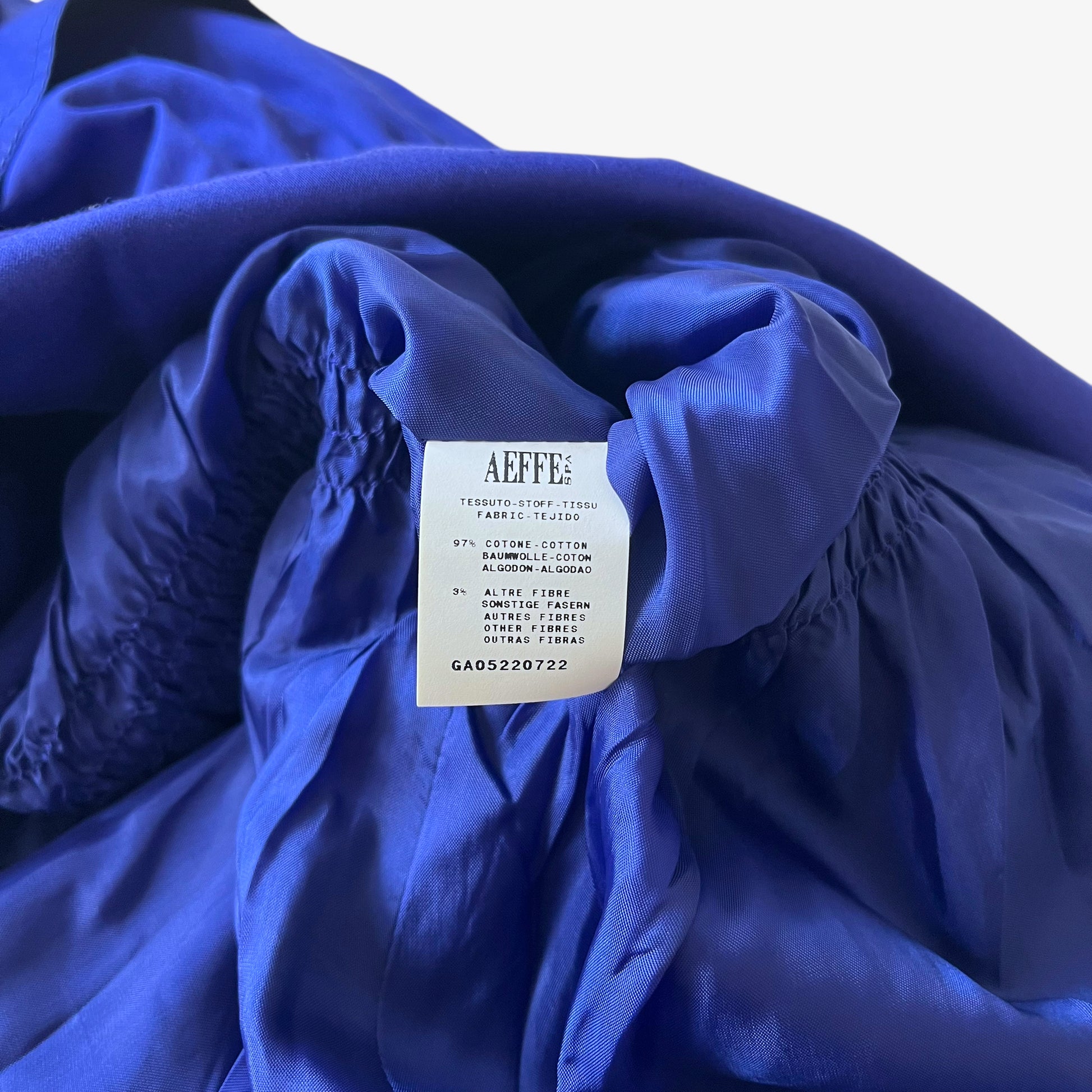 Vintage Y2K Womens Philosophy Di Alberta Ferretti Double Breasted Purple Jacket Inside Label - Casspios Dream