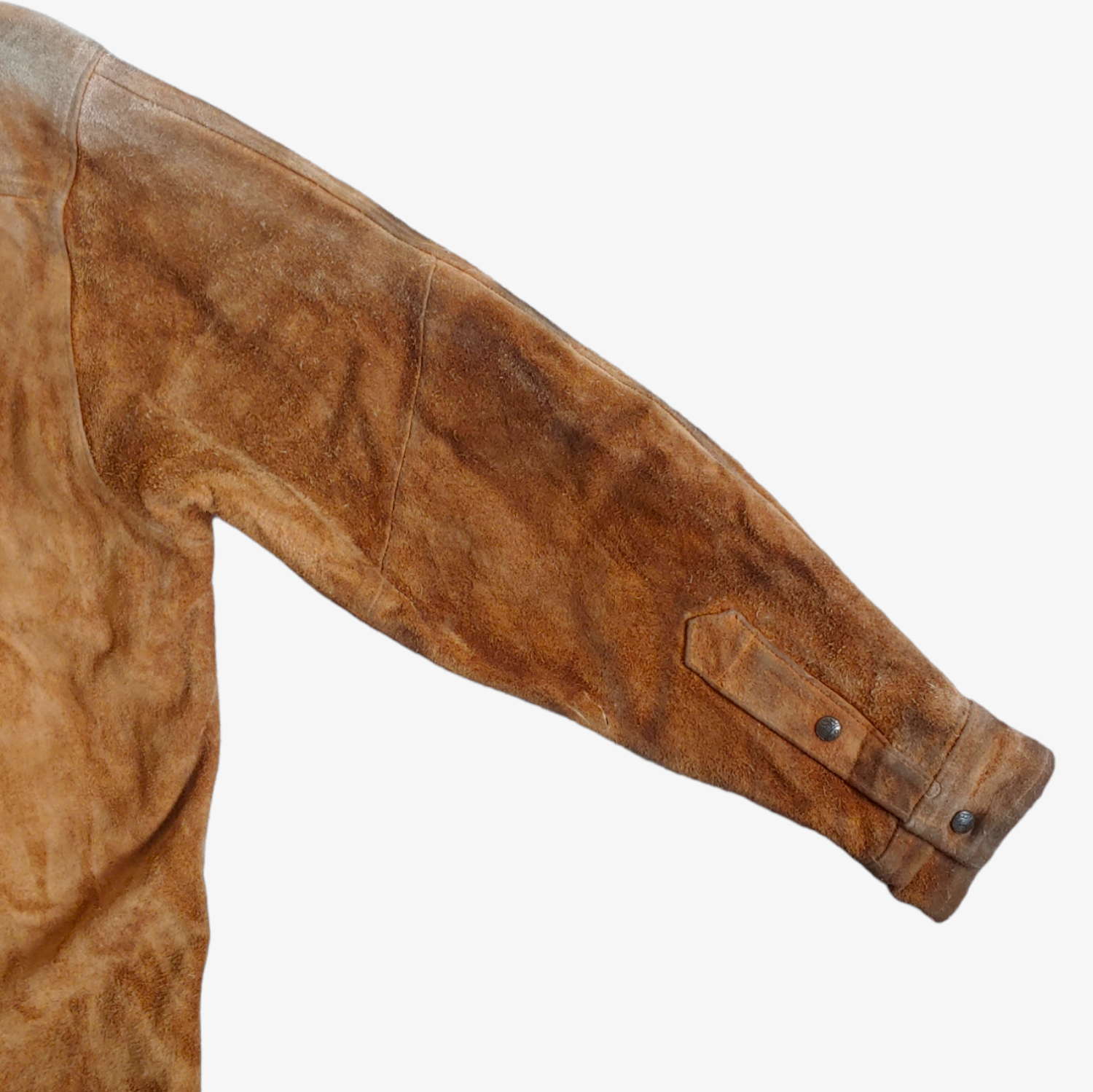 Vintage 1980s Diesel Comfort Range Brown Suede Leather Shirt Jacket Shacket Arm - Casspios Dream