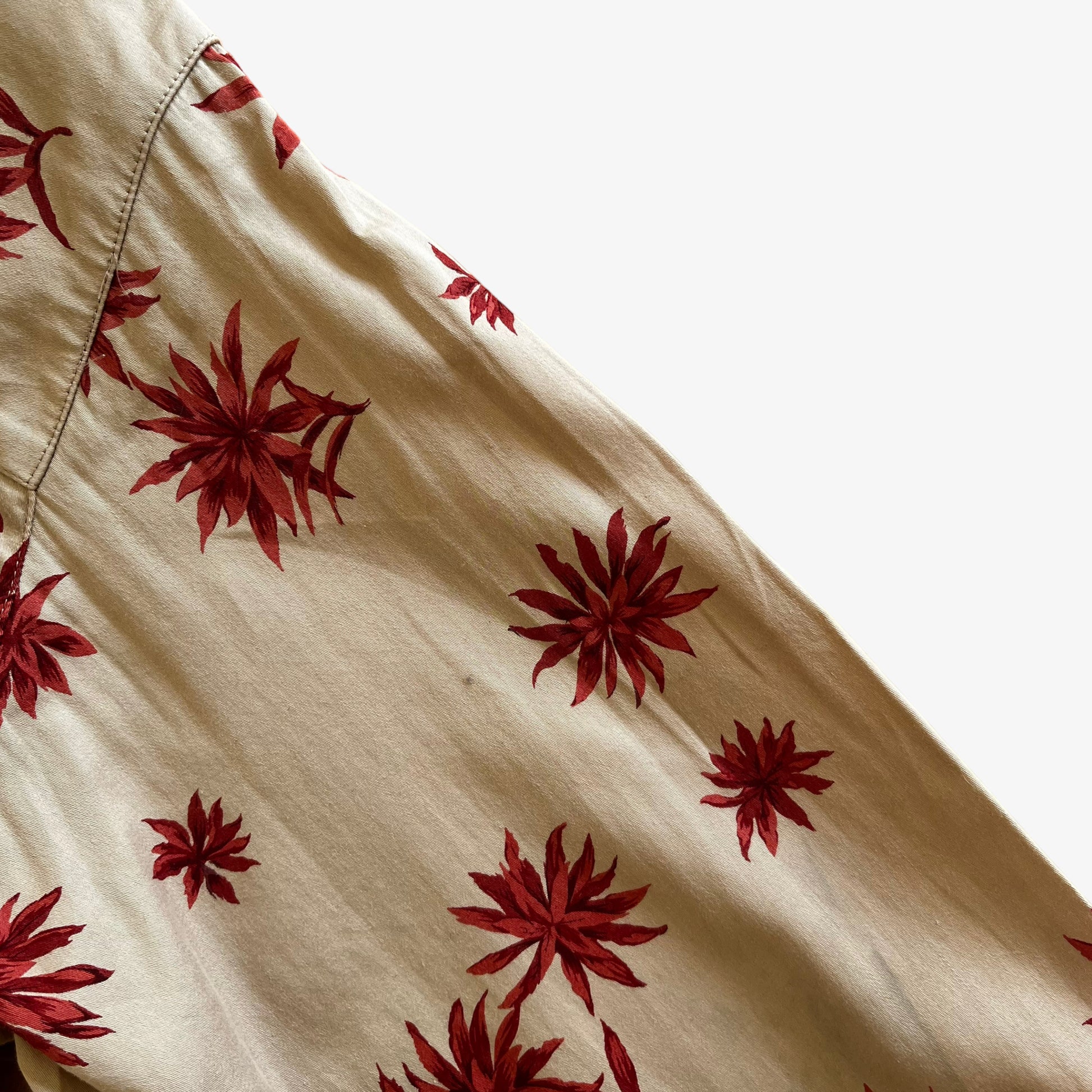 Vintage 1980s Womens Christian Dior Sport Floral Silk Shirt Mark - Casspios Dream