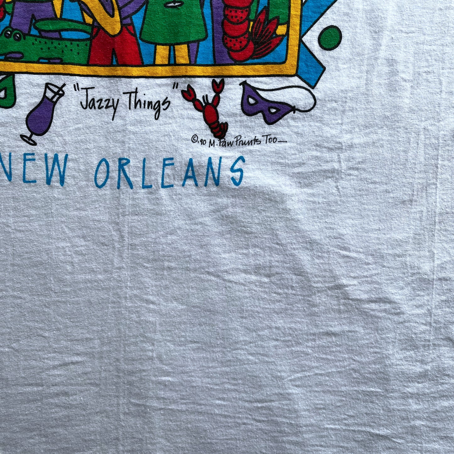 New Orleans Jazzy Things Single Stitch Top