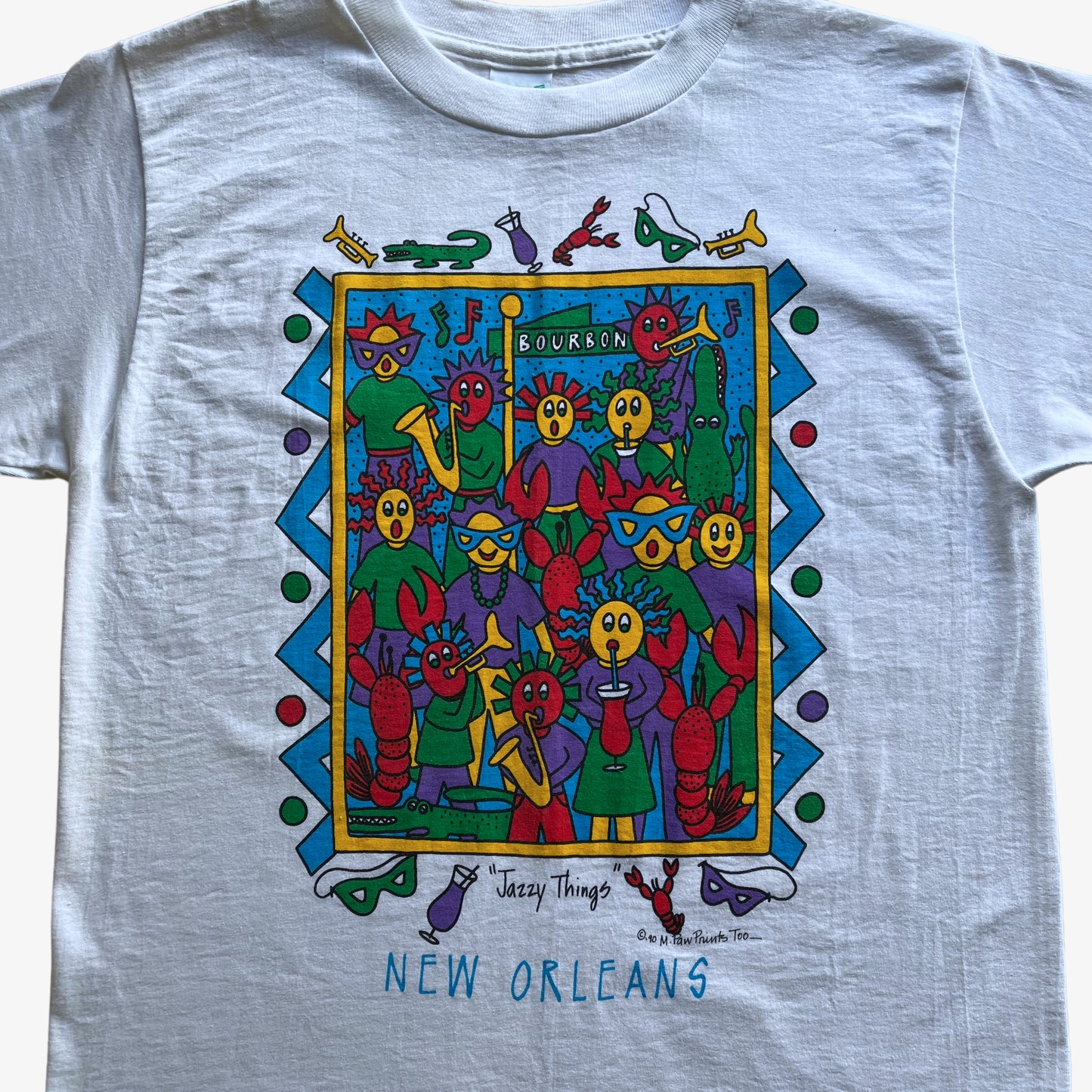 New Orleans Jazzy Things Single Stitch Top