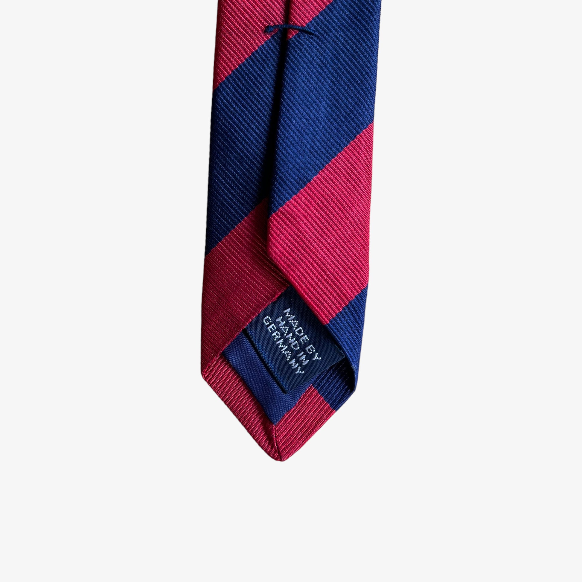 Vintage 1990s Polo Ralph Lauren Striped Silk Tie Handmade - Casspios Dream