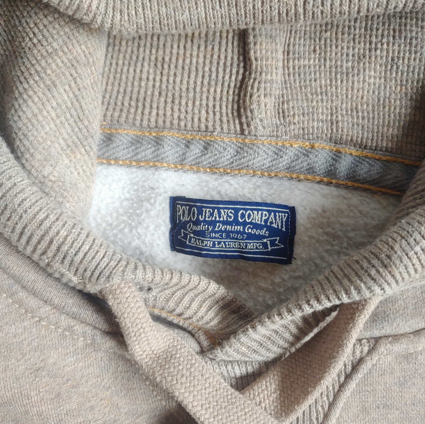 Vintage 1990s Ralph Lauren Polo Jeans Company Hoodie Label - Casspios Dream