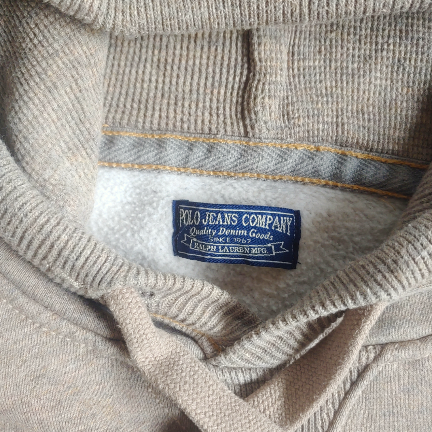 Vintage 1990s Ralph Lauren Polo Jeans Company Hoodie Label - Casspios Dream