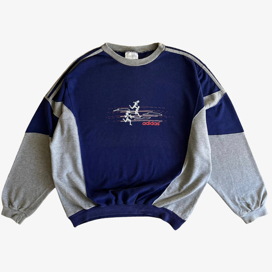 Vintage 80s Adidas Olympic Track Team Sweatshirt - Casspios Dream
