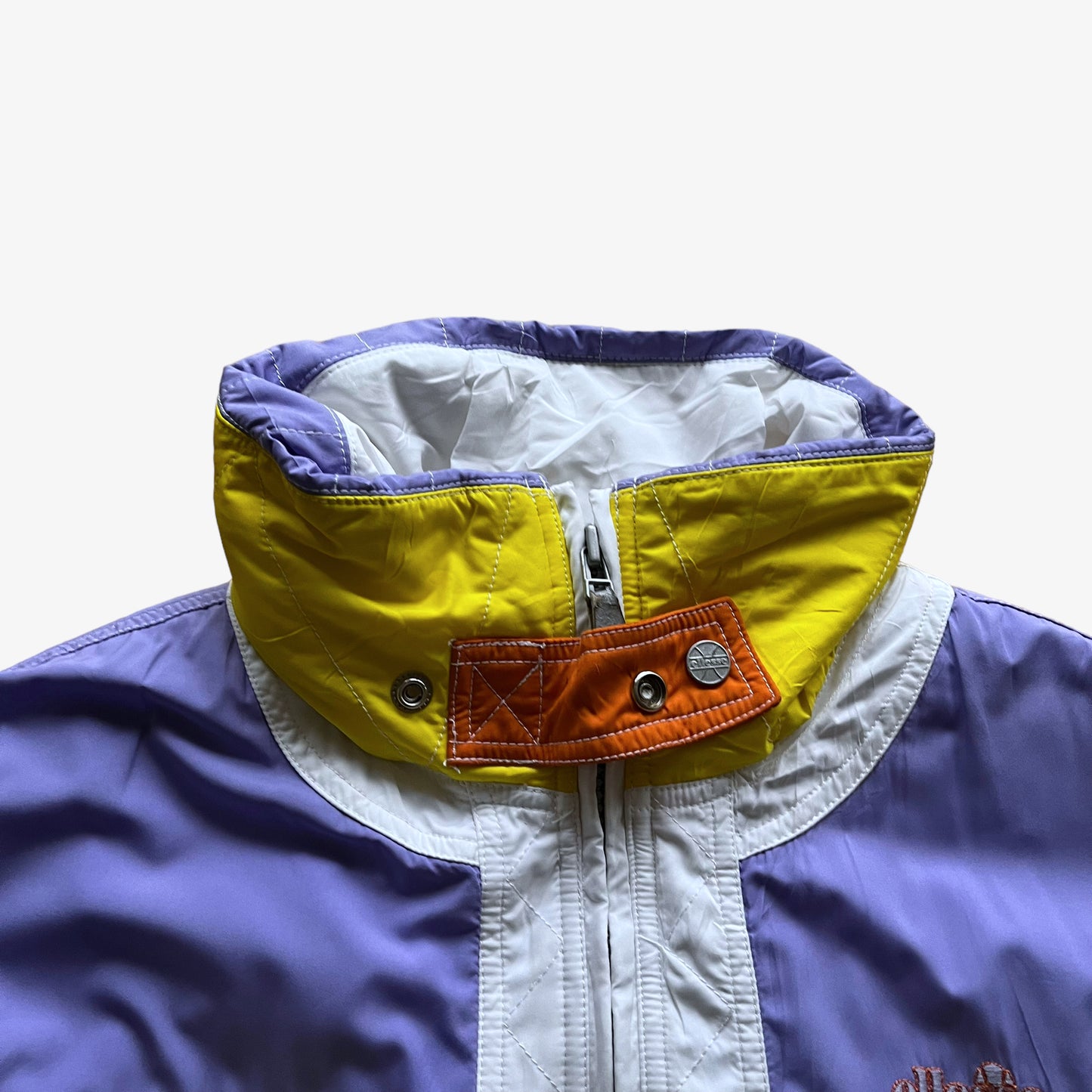Vintage 80s Ellesse Thermore Utility Ski Jacket Collar - Casspios Dream