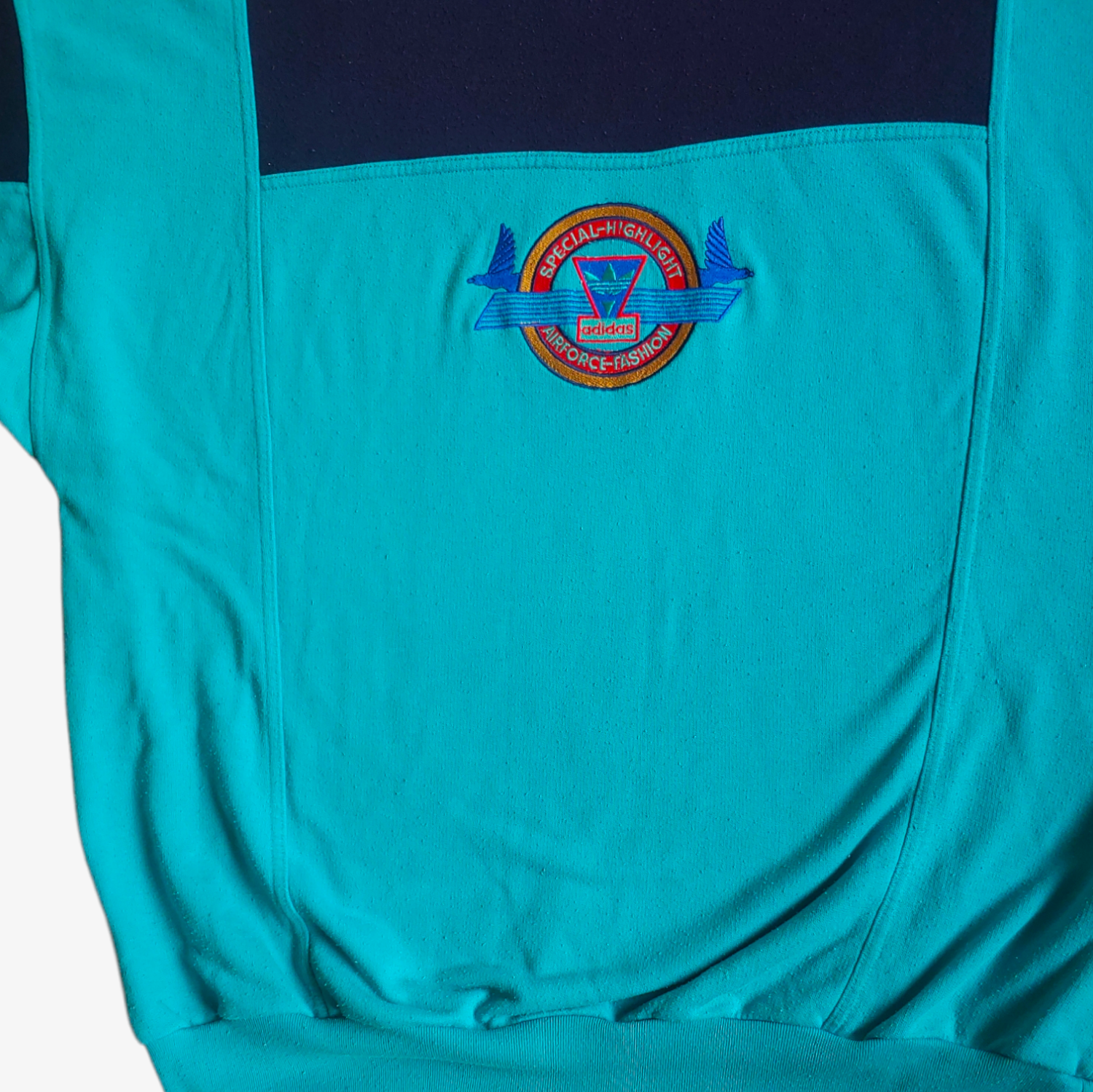 Vintage 90s Adidas 1994 Air Force Crewneck Sweatshirt Mark - Casspios Dream