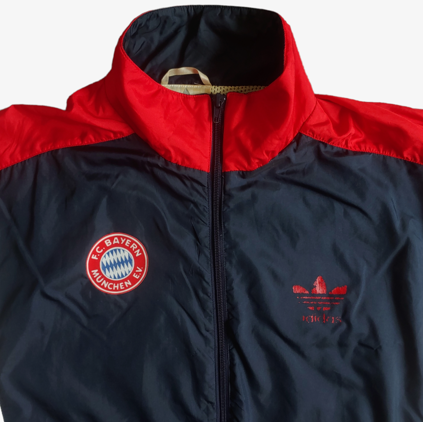 Vintage 90s Adidas Bayern Munich Opel Track Jacket Logo - Casspios Dream