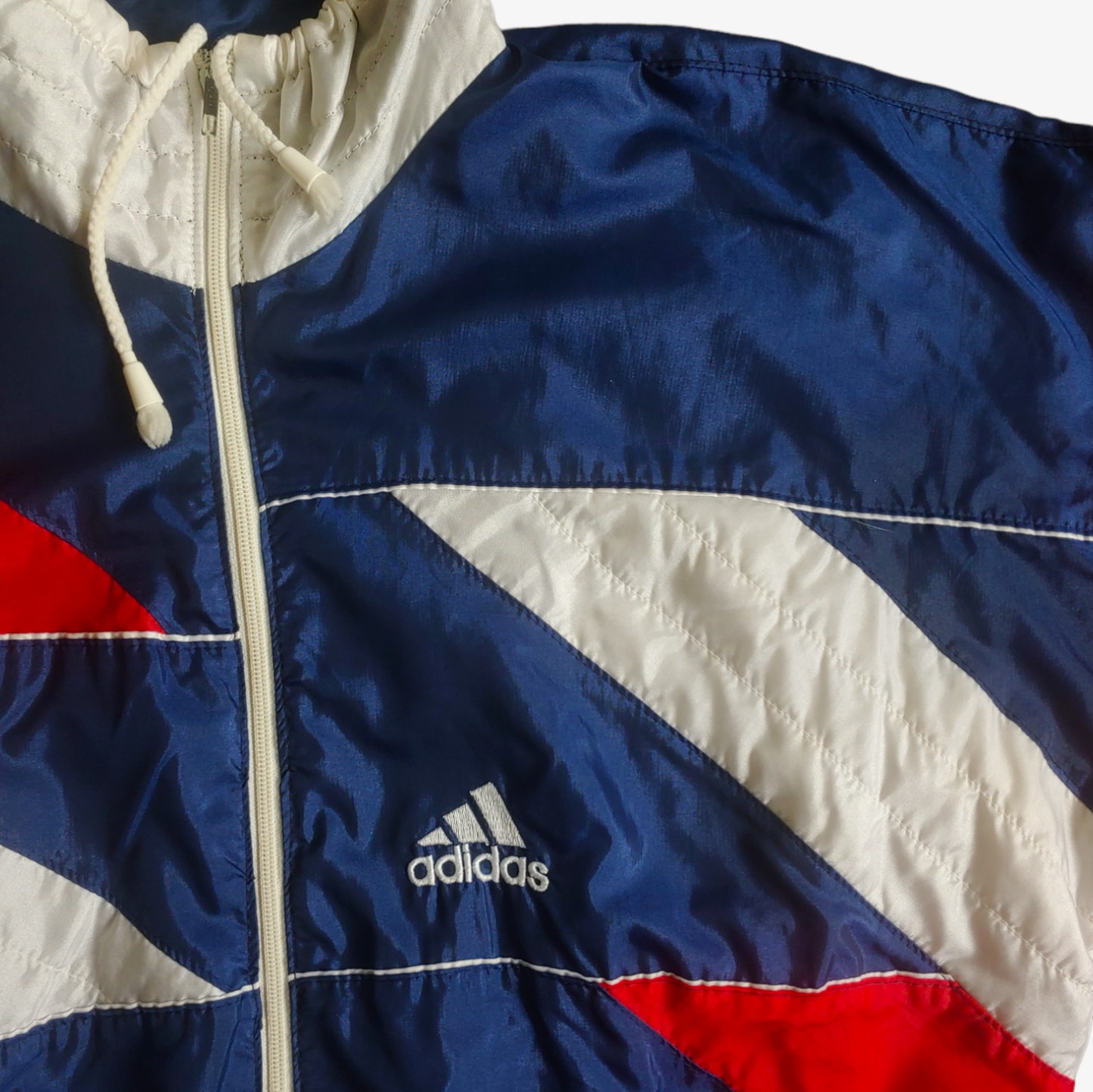 Vintage 90s Adidas England Colour Way Track Jacket Logo - Casspios Dream