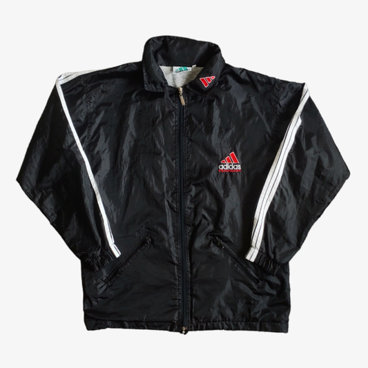 Vintage 90s Adidas Equipment Black Track Jacket - Casspios Dream