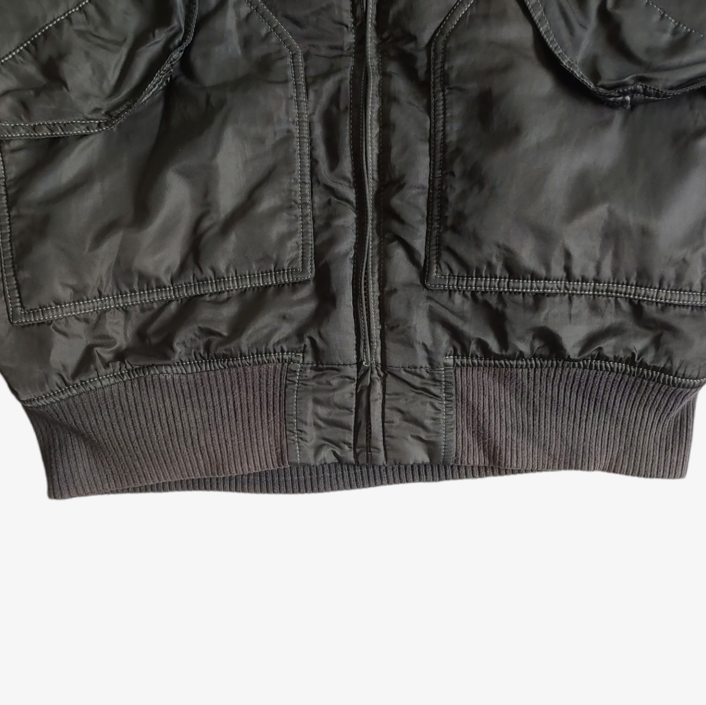 Vintage 90s Alpha Industries Air Crew Bomber Jacket Bottom - Casspios Dream