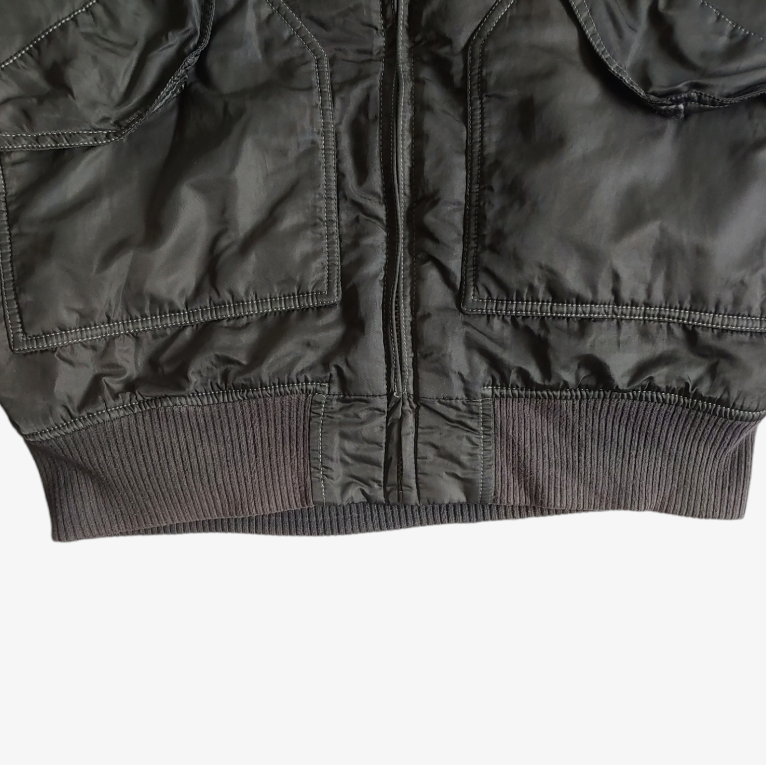 Vintage 90s Alpha Industries Air Crew Bomber Jacket Bottom - Casspios Dream