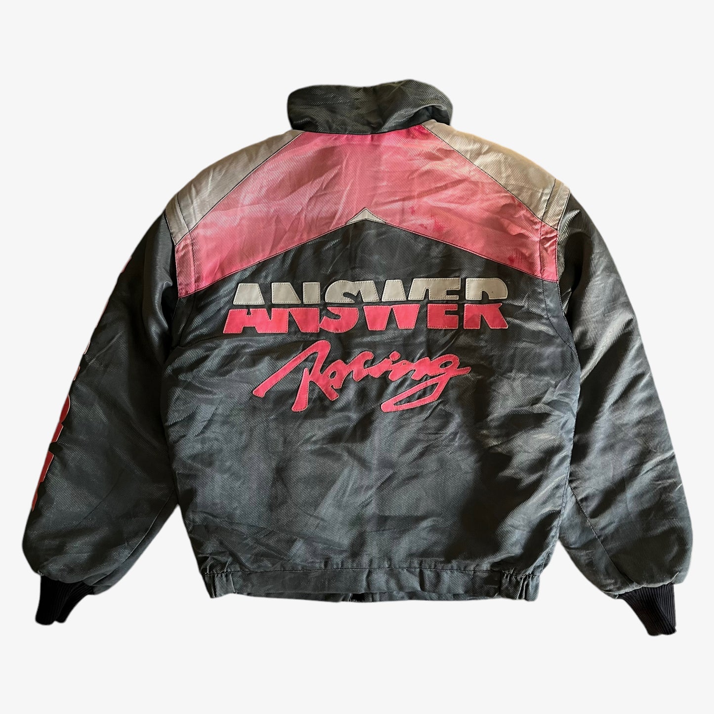 Vintage 90s Answer Racing Spell Out Jacket Back - Casspios Dream