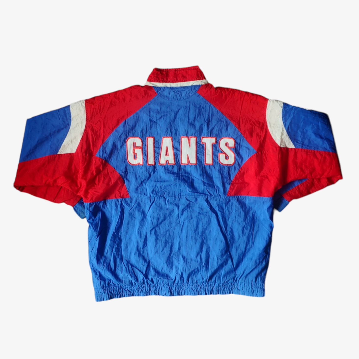 Vintage 90s Apex One NFL New York Giants Jacket With Back Spell Out Back - Casspios Dream
