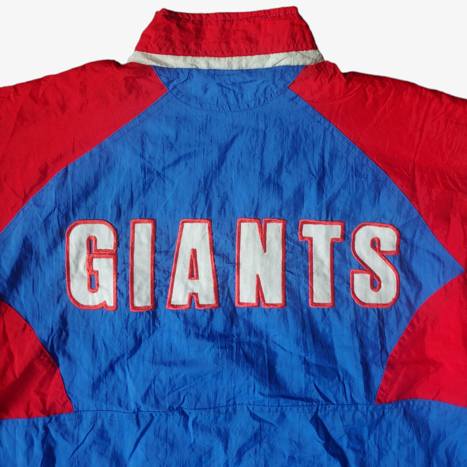 Vintage 90s Apex One NFL New York Giants Jacket With Back Spell Out Team - Casspios Dream