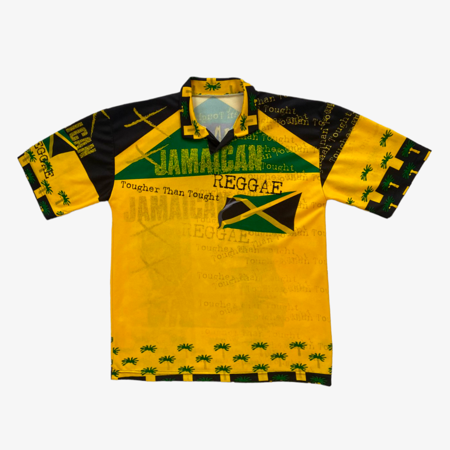 Vintage 90s Bob Marley Jamaica Reggae Double Sided Print Jersey - Casspios Dream