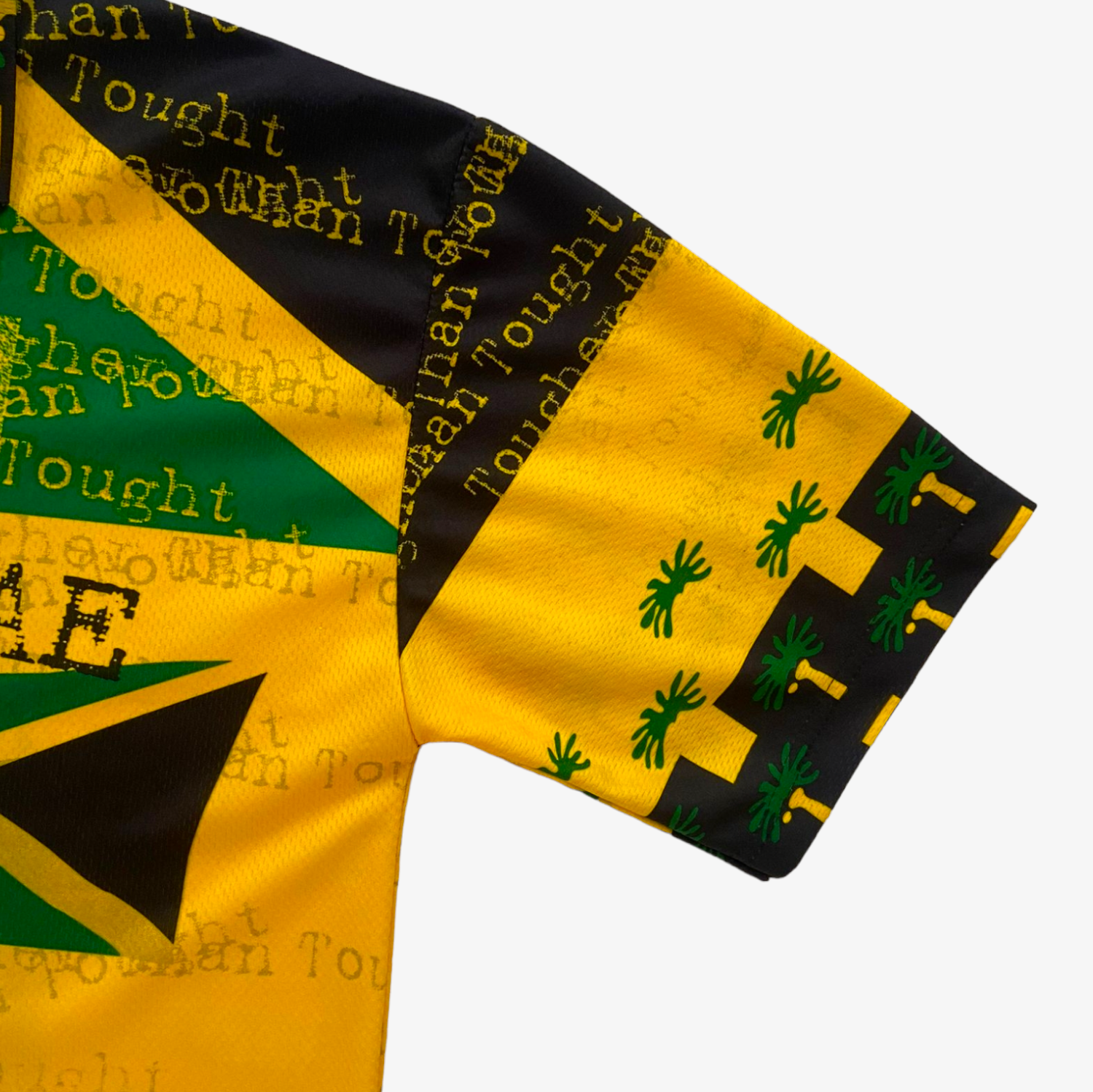 Vintage 90s Bob Marley Jamaica Reggae Double Sided Print Jersey Arm - Casspios Dream