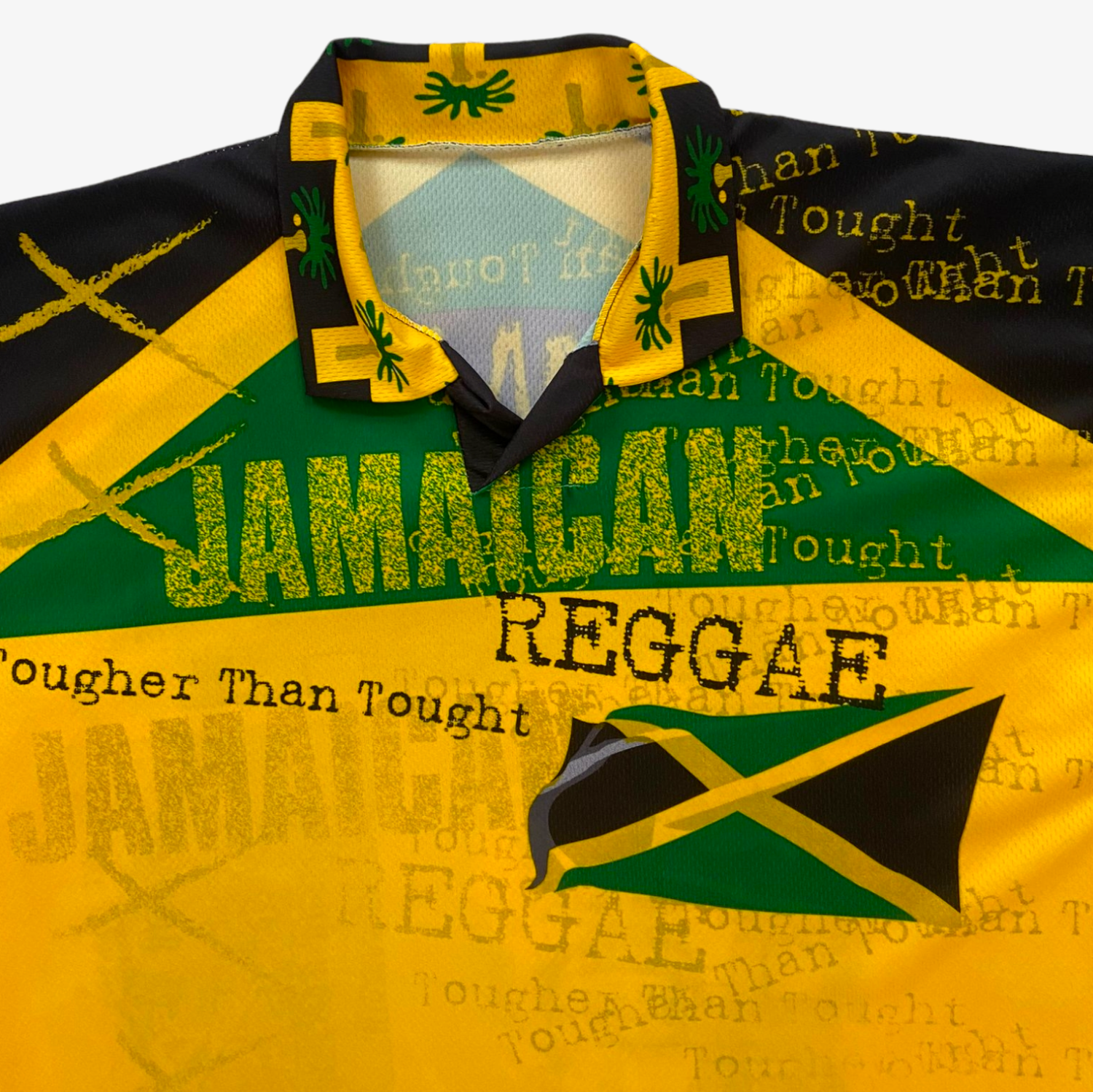Vintage 90s Bob Marley Jamaica Reggae Double Sided Print Jersey Logo - Casspios Dream