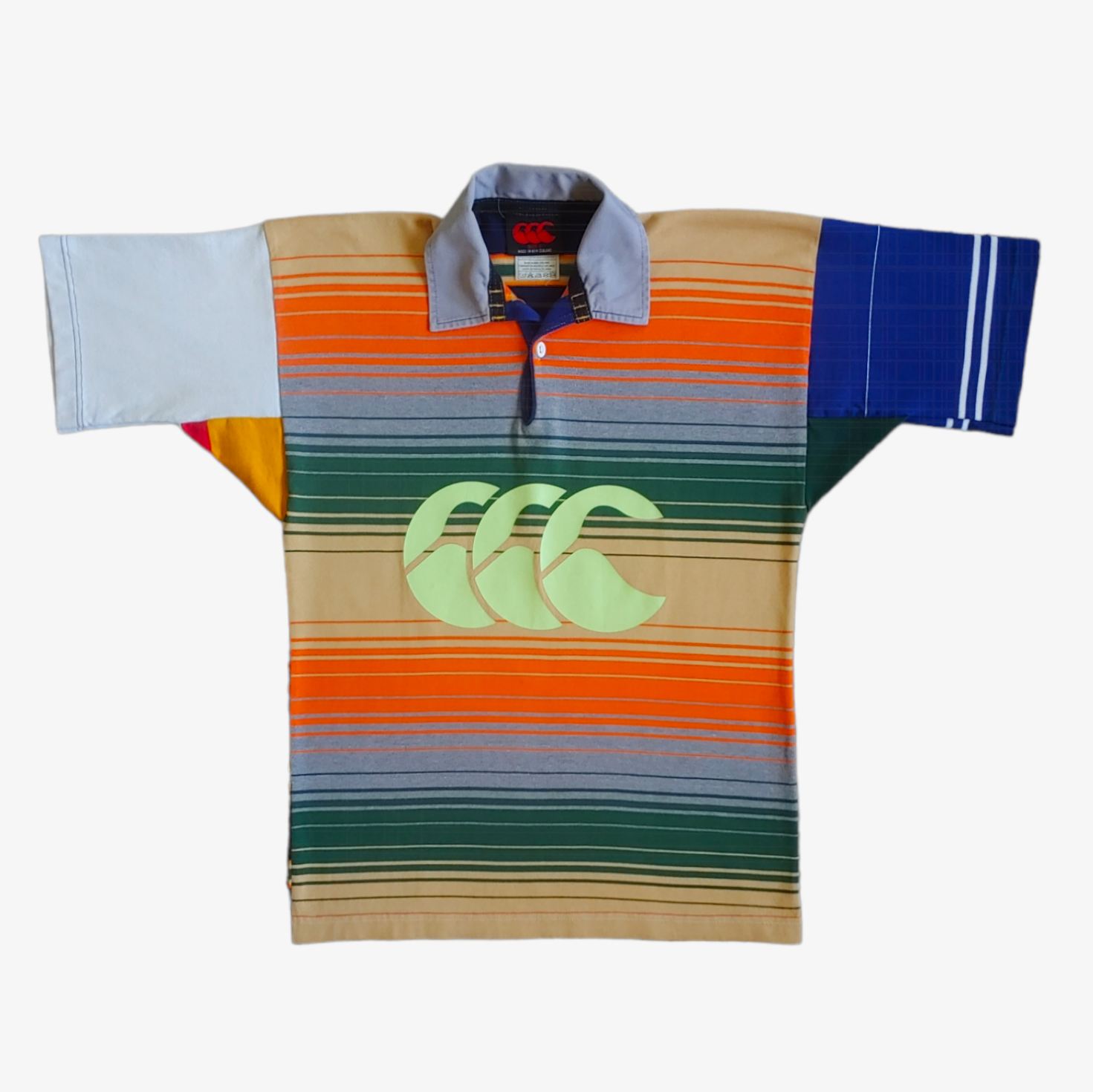 Vintage 90s Canterbury Striped Rugby Jersey - Casspios Dream