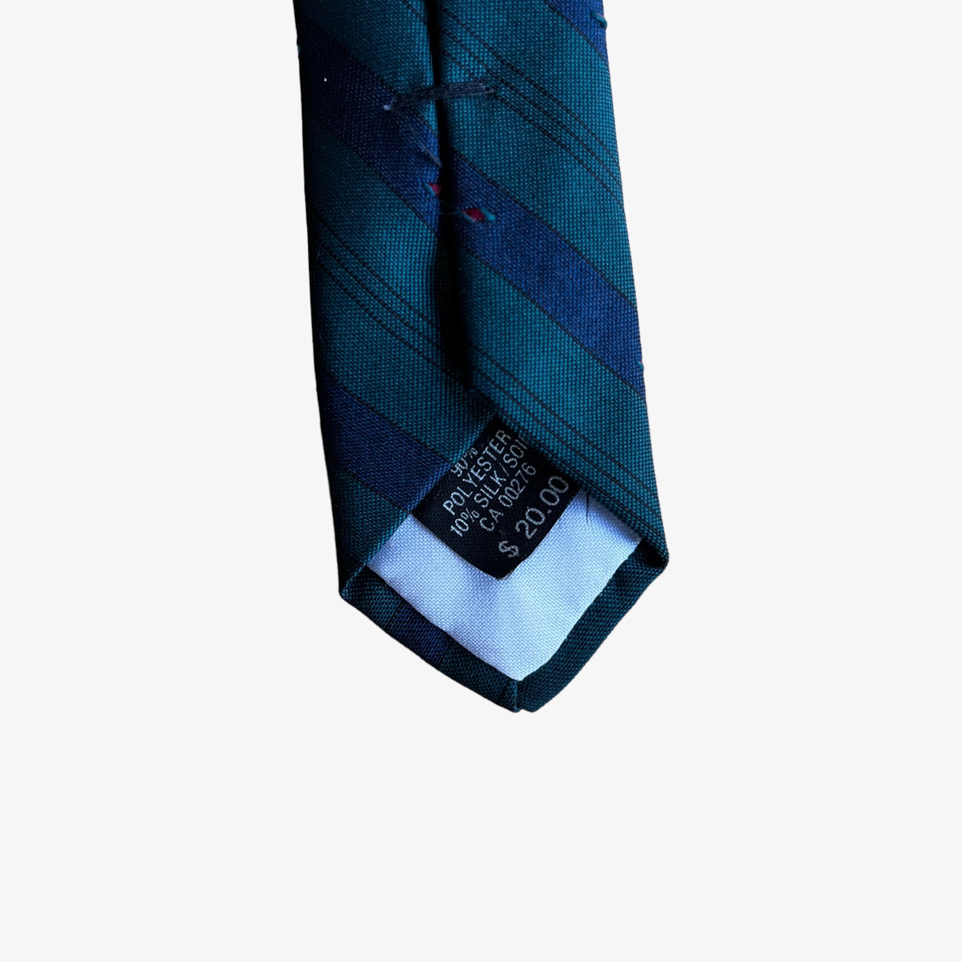 Vintage 90s Chaps x Polo Ralph Lauren Striped Silk Tie Material - Casspios Dream
