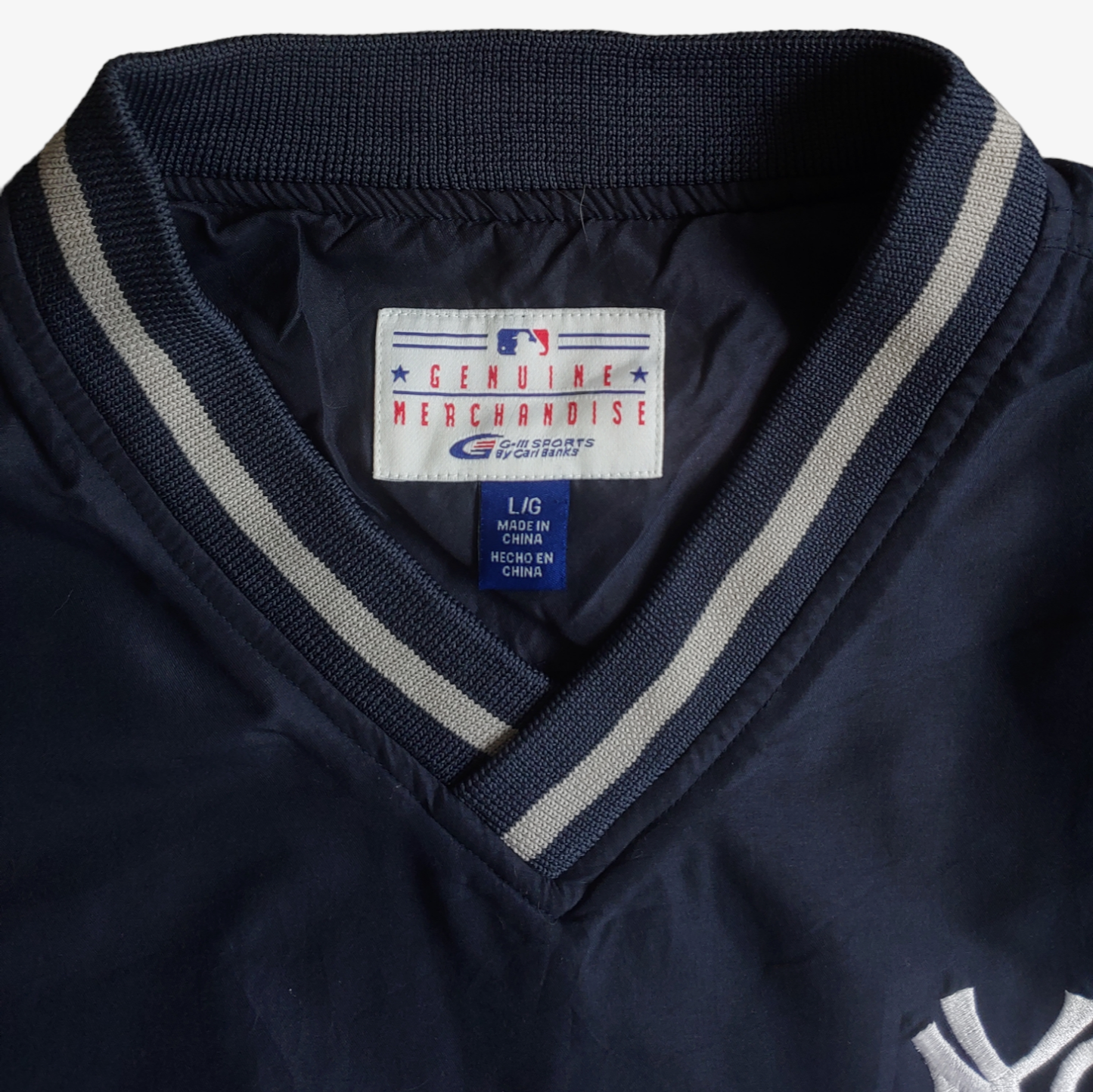 Vintage 90s G-III Carl Banks MLB New York Yankees Pullover Sweatshirt Label - Casspios Dream