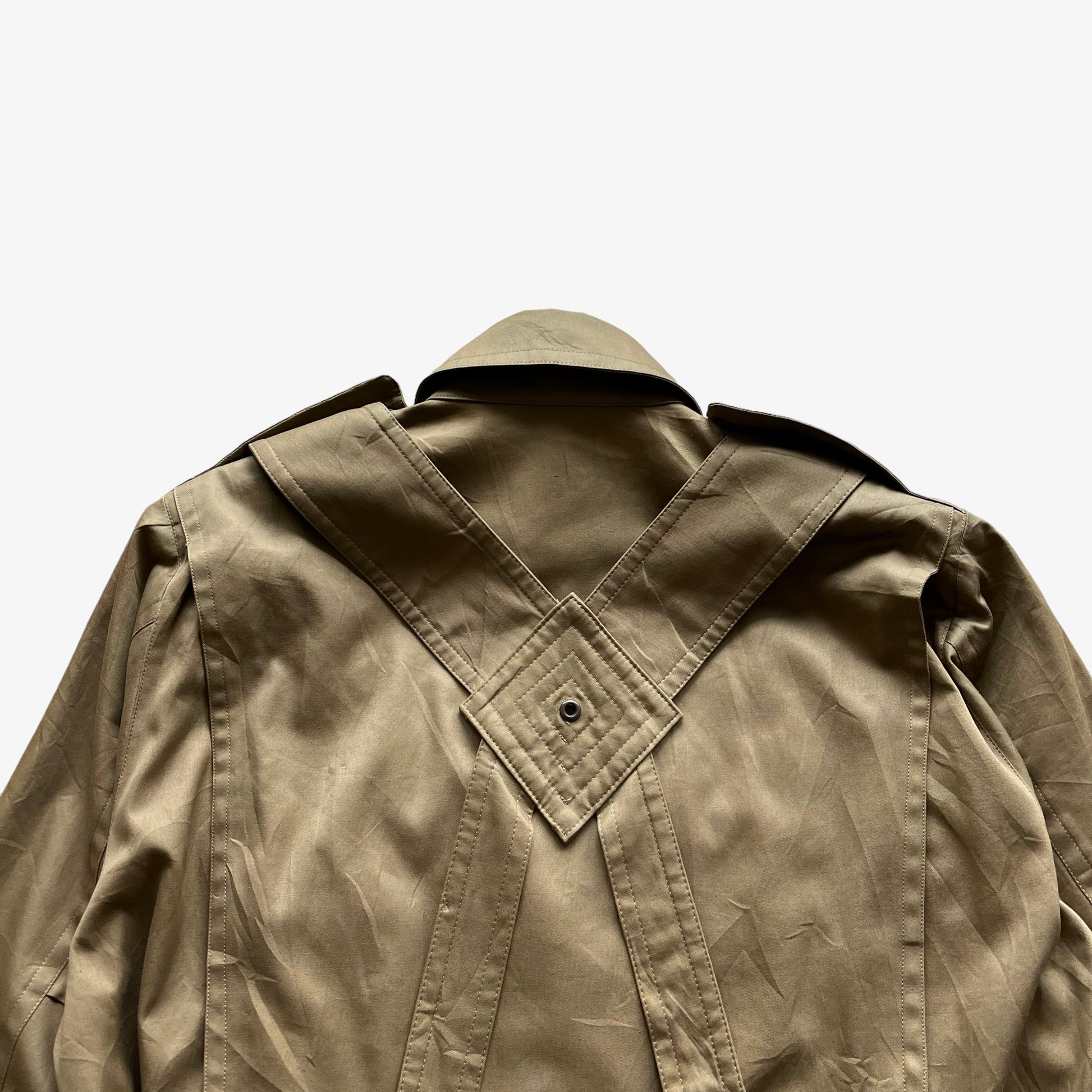 Vintage 90s Kansai Yamamoto Military Utility Jacket Collar - Casspios Dream