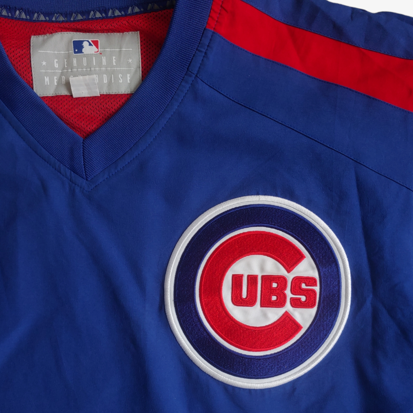 Vintage 90s Majestic MLB Chicago Cubs Pullover Sweatshirt Badge - Casspios Dream