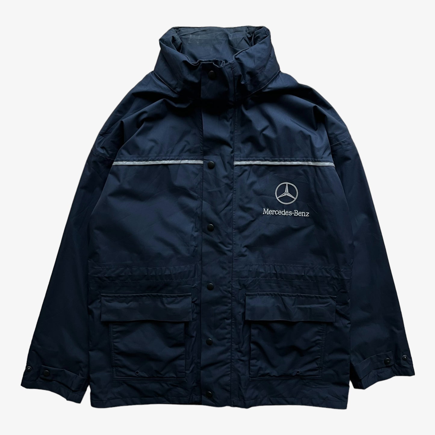 Vintage 90s Mercedes Benz Service Jacket With Back Spell Out - Casspios Dream