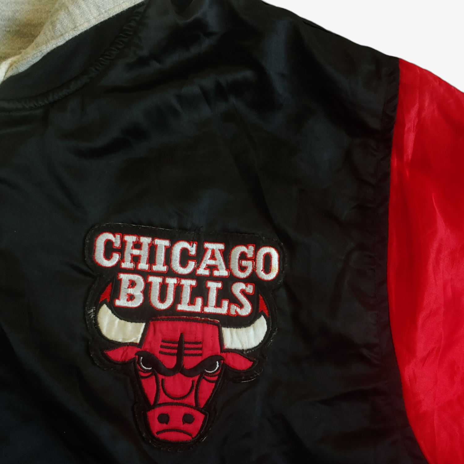 Vintage 90s NBA Chicago Bulls Jacket With Back Spell Out Logo Crest - Casspios Dream