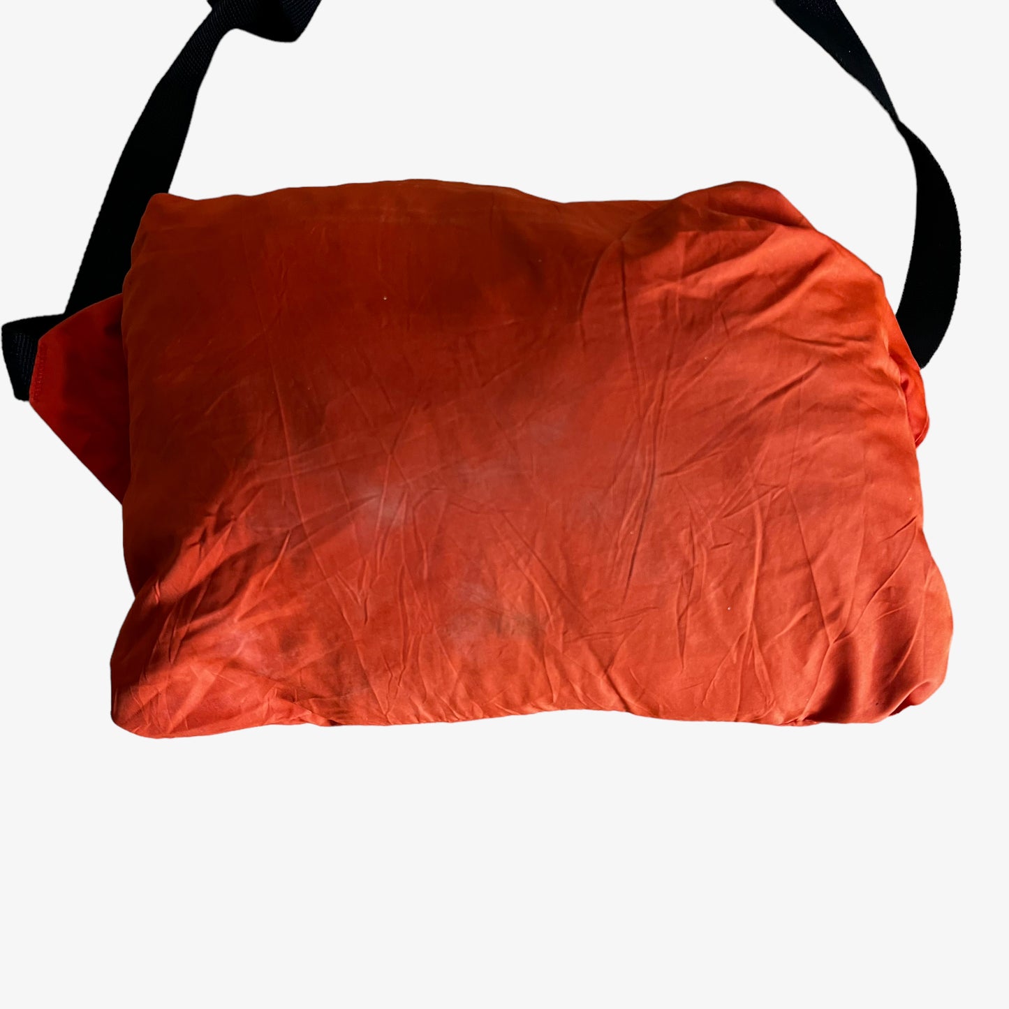 Vintage 90s Nike ACG Orange Utility Jacket With Back Foldable Pouch Bag Back - Casspios Dream
