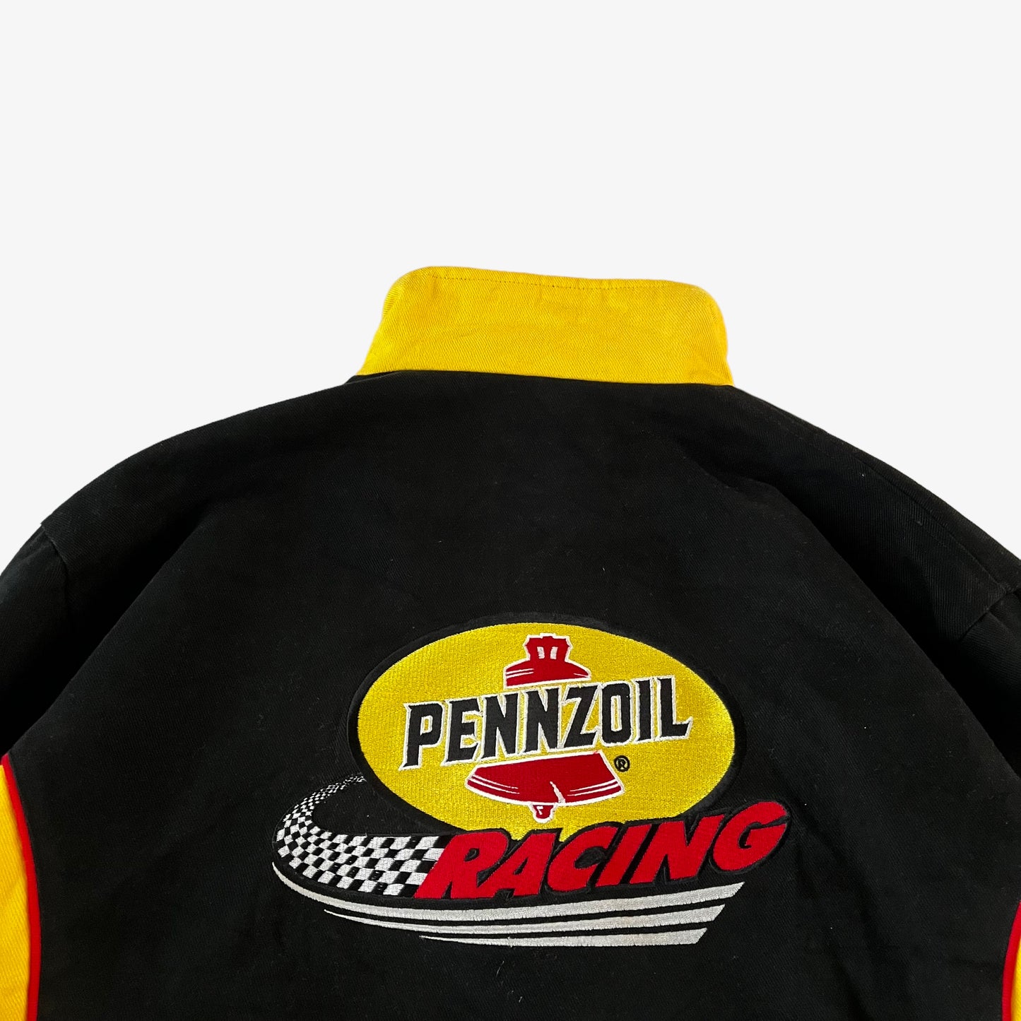 Vintage 90s Pennzoil Racing Team Nascar Jacket Logo - Casspios Dream