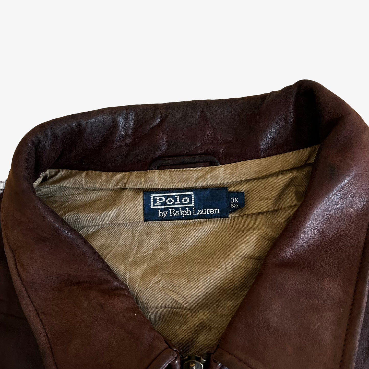 Vintage 90s Polo Ralph Lauren Burgundy Soft Leather Jacket Label - Casspios Dream