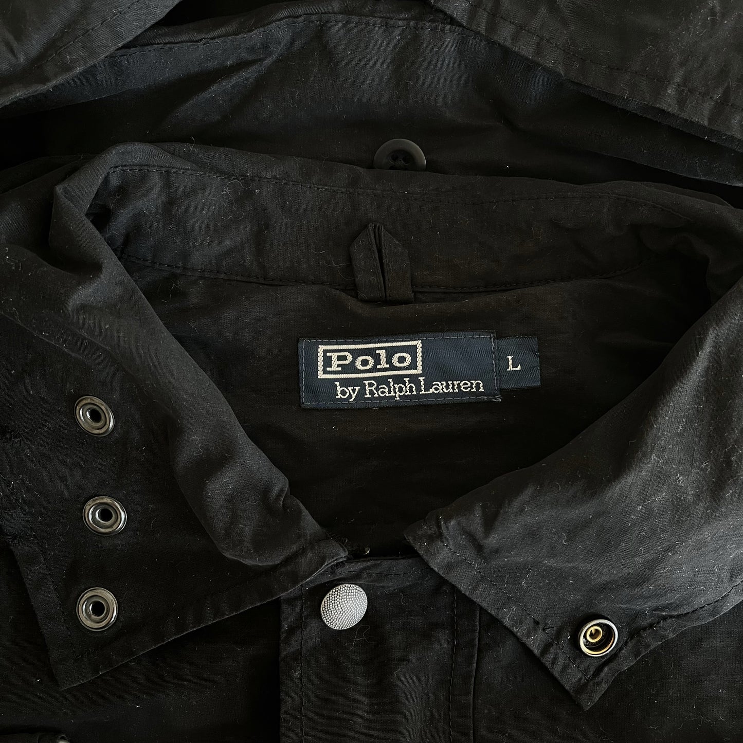 Vintage 90s Polo Ralph Lauren Utility Jacket With Fold Away Mosquito Net Label - Casspios Dream