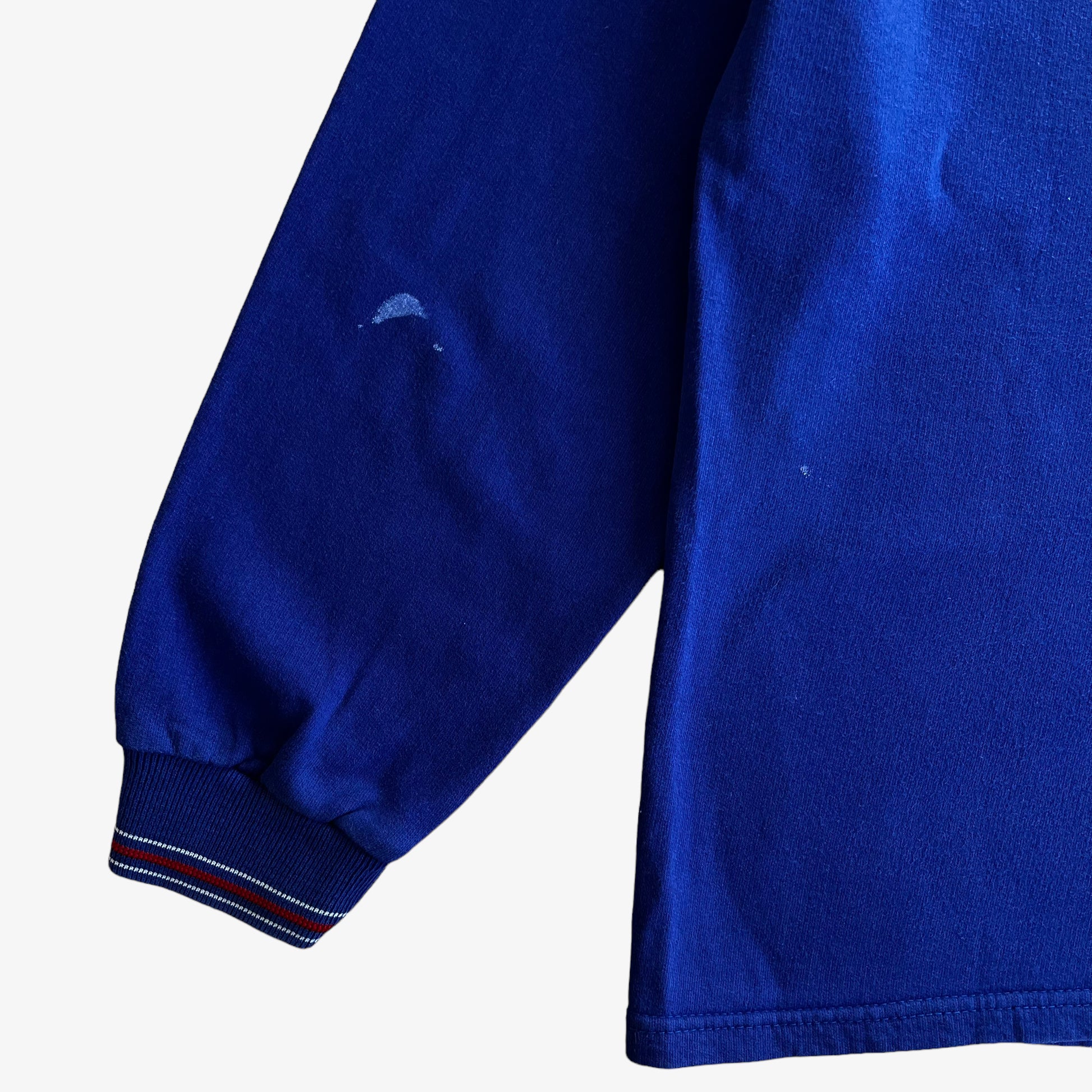 Vintage 90s Reebok Embroidered Spell Out Crewneck Sweatshirt Cuff - Casspios Dream