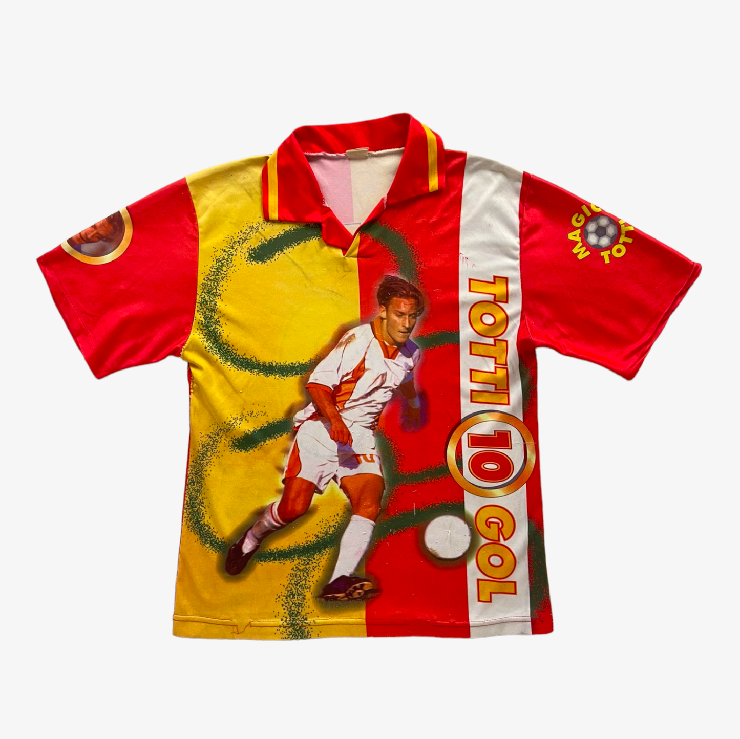 Vintage 90s Roma Francesco Totti 10 1997 - 1998 Jersey - Casspios Dream
