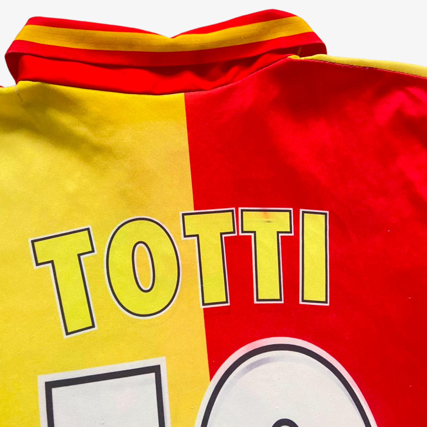 Vintage 90s Roma Francesco Totti 10 1997 - 1998 Jersey Back Logo - Casspios Dream