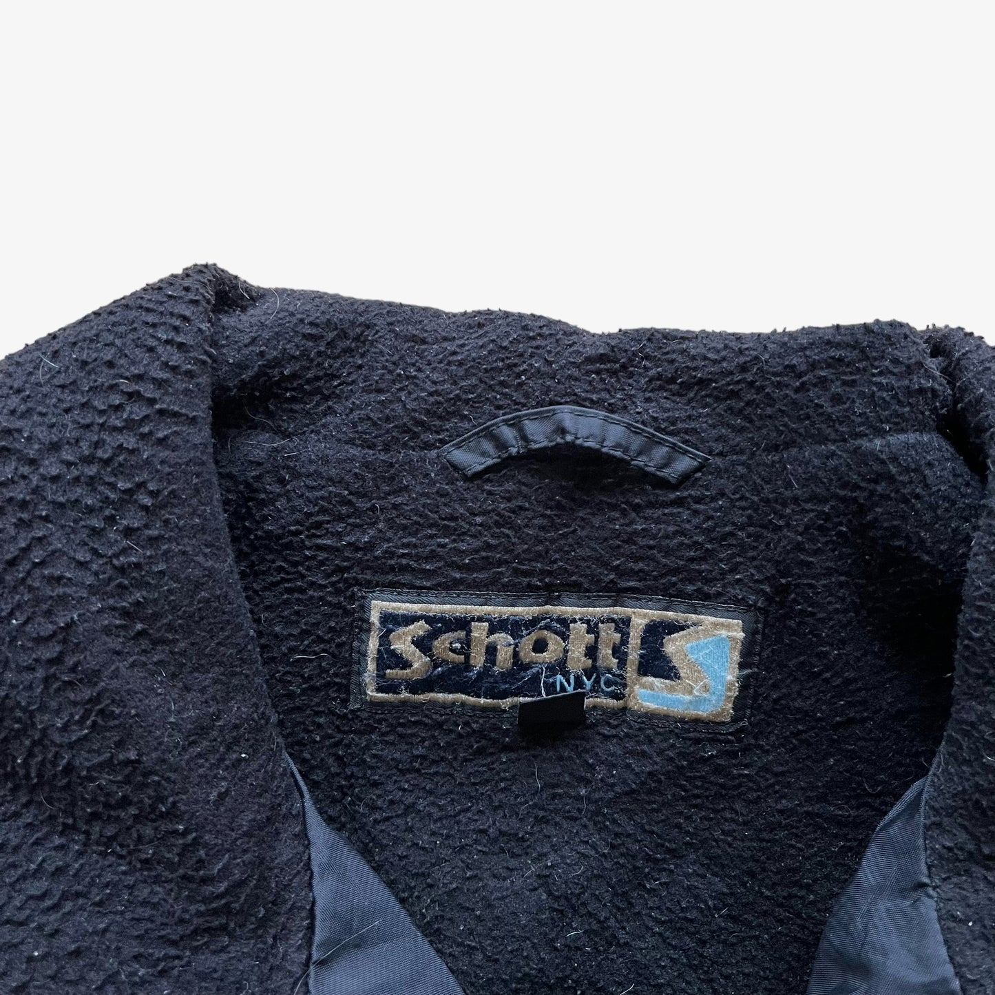 Vintage 90s Schott NYC Windbreaker Jacket Label - Casspios Dream