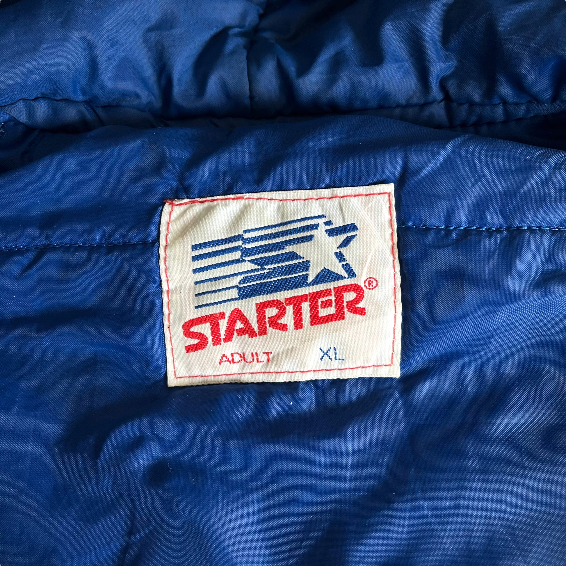 Vintage 90s Starter Diet Pepsi Promotional Blue Jacket Label - Casspios Dream