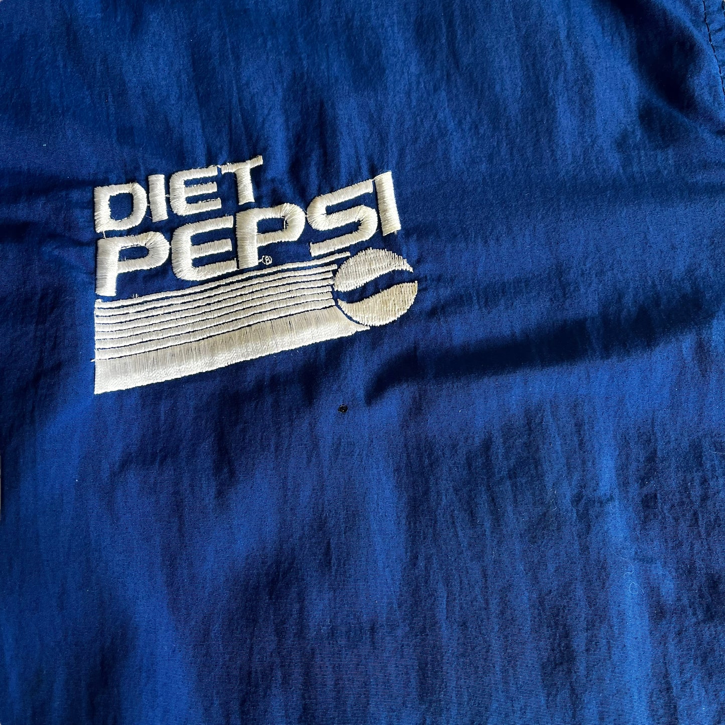 Vintage 90s Starter Diet Pepsi Promotional Blue Jacket Wear - Casspios Dream