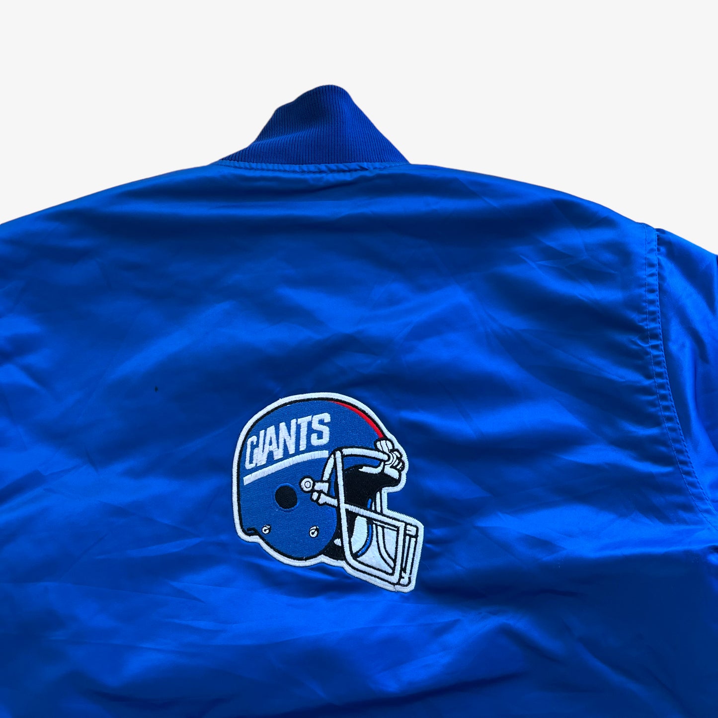 Vintage 90s Starter NFL New York Giants Jacket With Back Embroidered Team Badge Crest - Casspios Dream