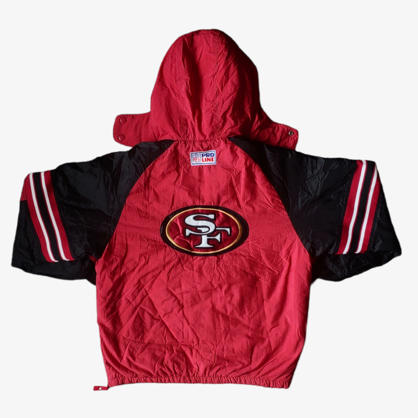 Vintage 90s Starter NFL Pro Line San Francisco 49ers Jacket With Back Spell Out Back - Casspios Dream