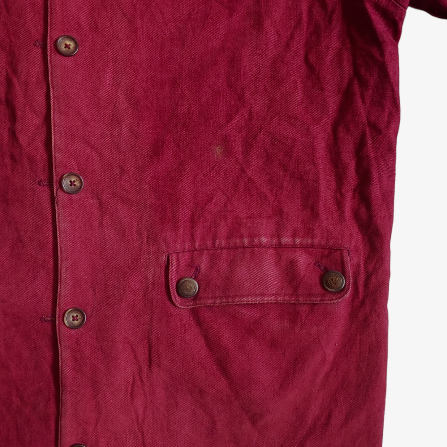 Vintage 90s Timberland Reversible Wool Check Workwear Jacket Pocket - Casspios Dream