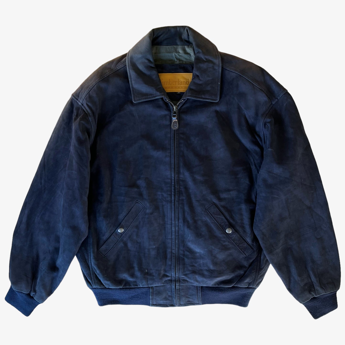 Vintage 90s Timberland Waterproof Leather Jacket - Casspios Dream