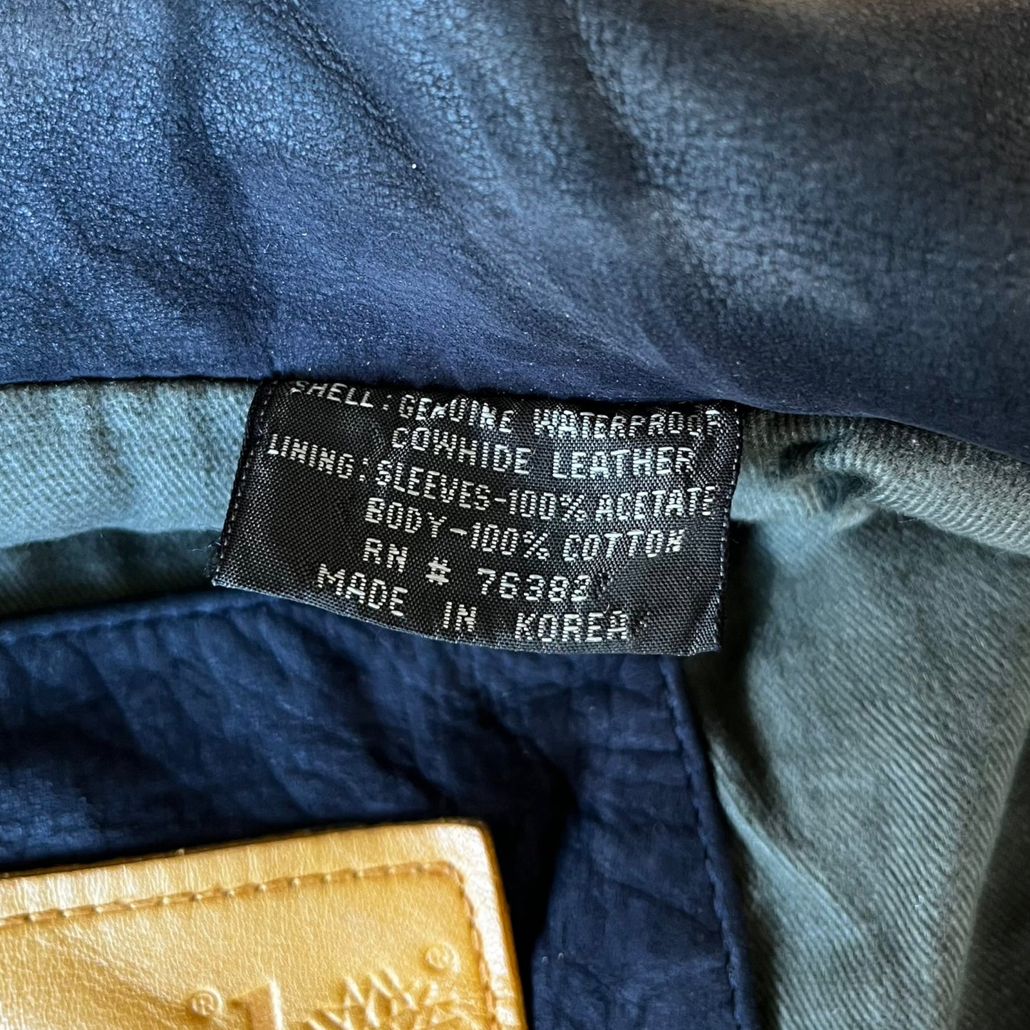 Vintage 90s Timberland Waterproof Leather Jacket Tag - Casspios Dream